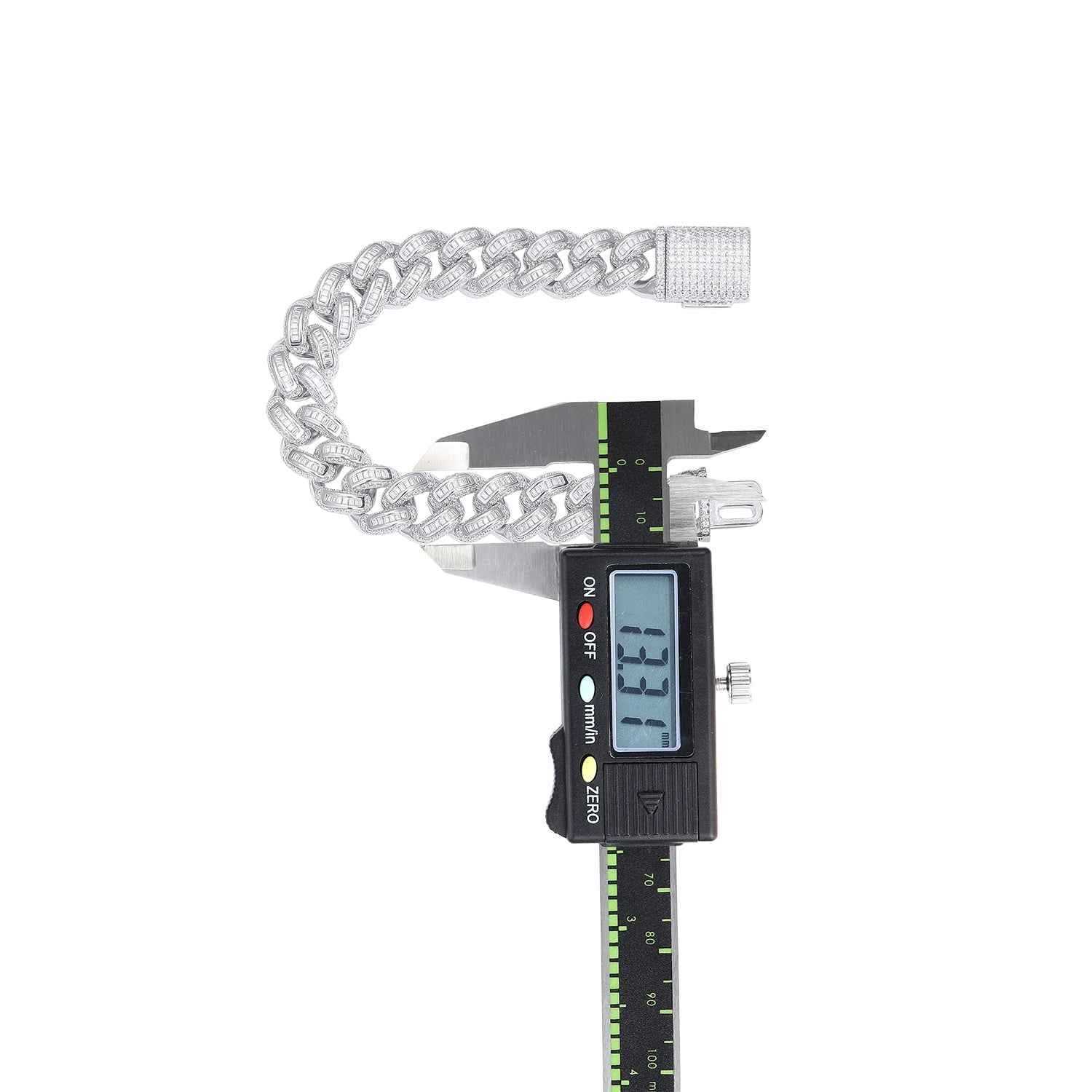 Set With Top - quality Moissanite, This Luxurious And Fashionable Light Luxury Jewelry Silver Bracelet Is Made Of S925 Silver Electroplated With Platinum - Dapper All Day